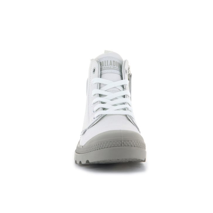 Palladium Pampa Hi Zip SL Laarzen Dames Wit | NL 30TKIML